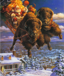 Bison Christmas Gift Box